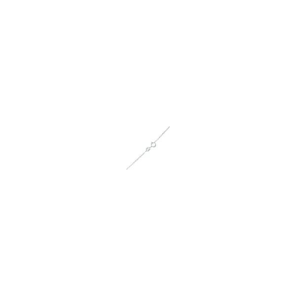 14K White Gold 1.1mm Diamond Cut Cable Chain with Spring Ring Gray's Jewelers Bespoke Saint James, NY