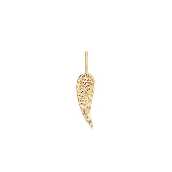 ANGELICA | 14K Yellow Gold Wing Charm Gray's Jewelers Bespoke Saint James, NY