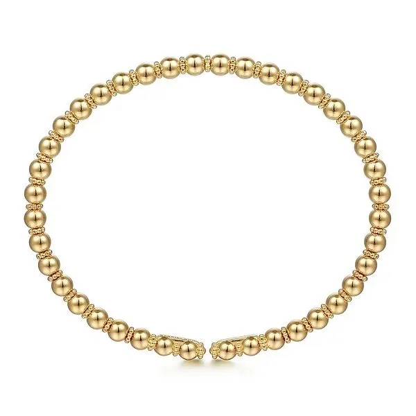 14K Yellow Gold Bujukan Bangle Image 3 Gray's Jewelers Bespoke Saint James, NY