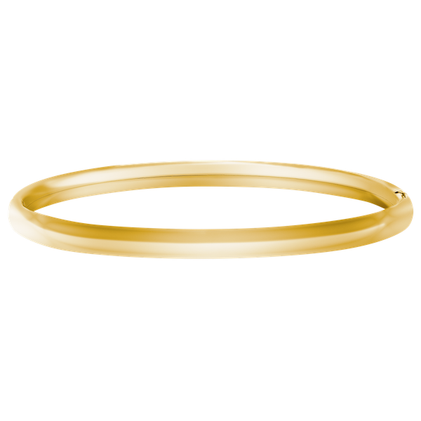 14K Yellow Gold Bangle Bracelet Gray's Jewelers Bespoke Saint James, NY
