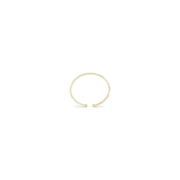 14K Yellow Gold Men's Matt Cuff Bracelet Image 2 Gray's Jewelers Bespoke Saint James, NY