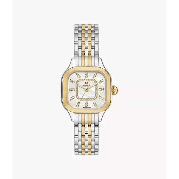 Meggie Two-Tone 18K Gold-Plated Diamond Dial Watch Gray's Jewelers Bespoke Saint James, NY