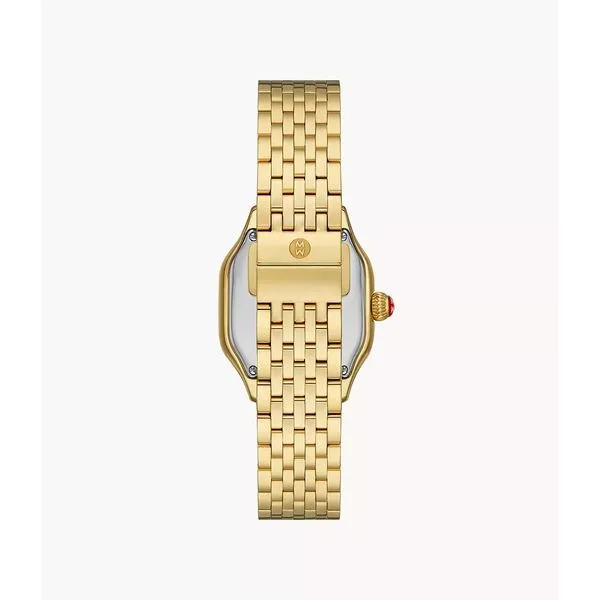 Meggie 18K Gold-Plated Diamond Dial Watch Image 2 Gray's Jewelers Bespoke Saint James, NY