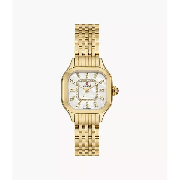 Meggie 18K Gold-Plated Diamond Dial Watch Gray's Jewelers Bespoke Saint James, NY