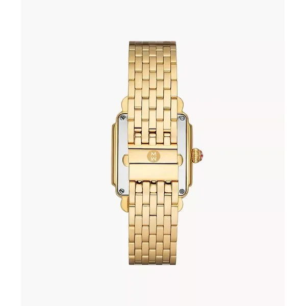 Deco Mid 18K Gold Diamond Dial Watch Image 2 Gray's Jewelers Bespoke Saint James, NY