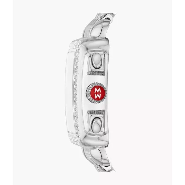 Deco Stainless Diamond Watch Image 2 Gray's Jewelers Bespoke Saint James, NY