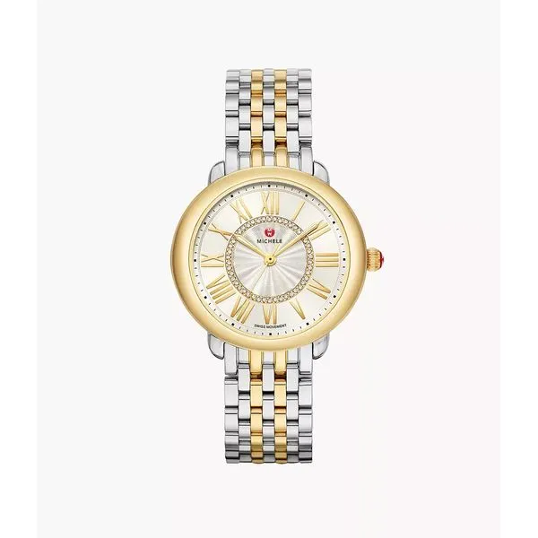Serein Mid Two-Tone 18K Gold Diamond Dial Watch Gray's Jewelers Bespoke Saint James, NY