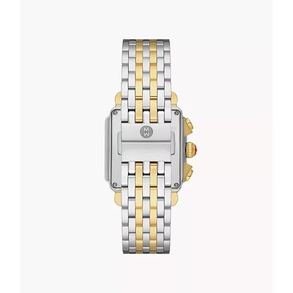 Deco Two-Tone 18K Gold Diamond Dial Watch Image 2 Gray's Jewelers Bespoke Saint James, NY