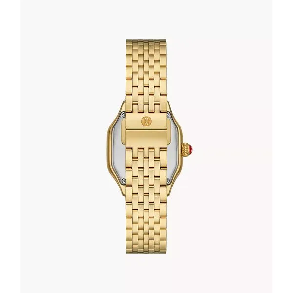 Meggie 18K Gold-Plated Diamond Dial Watch Image 2 Gray's Jewelers Bespoke Saint James, NY