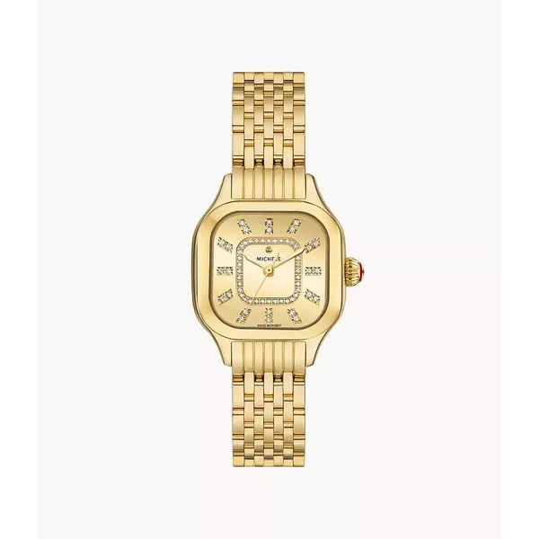 Meggie 18K Gold-Plated Diamond Dial Watch Gray's Jewelers Bespoke Saint James, NY