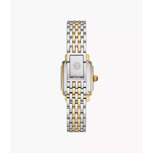 Deco Madison Mini Diamond Two-Tone 18K Gold-Plated Watch Image 2 Gray's Jewelers Bespoke Saint James, NY