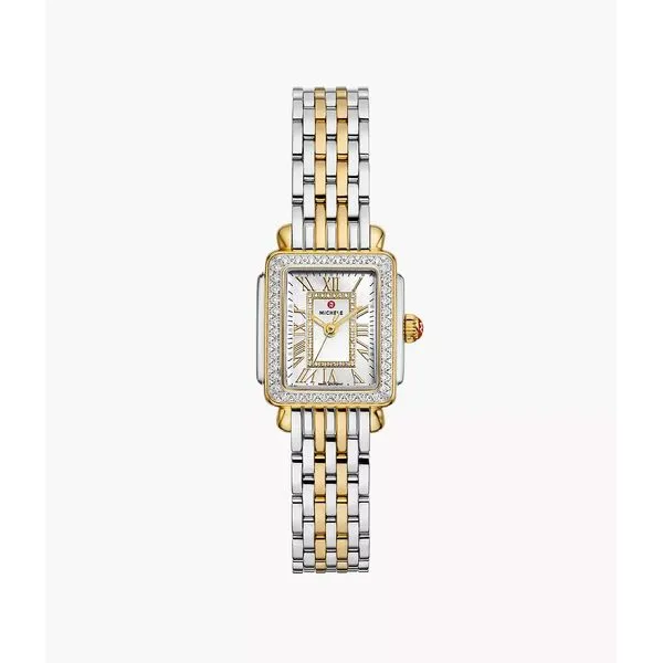 Deco Madison Mini Diamond Two-Tone 18K Gold-Plated Watch Gray's Jewelers Bespoke Saint James, NY