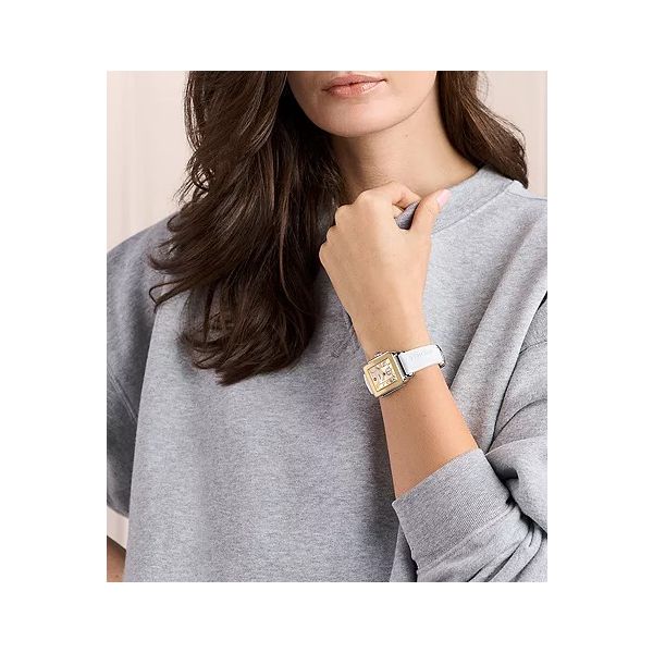 Deco Sport Mid Two-Tone White Silicone Watch Image 2 Gray's Jewelers Bespoke Saint James, NY