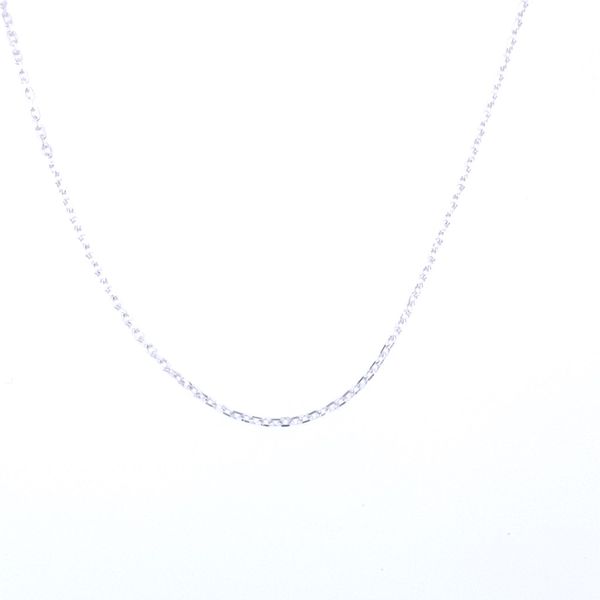 Sterling Silver Diamond Cut Cable Chain 20