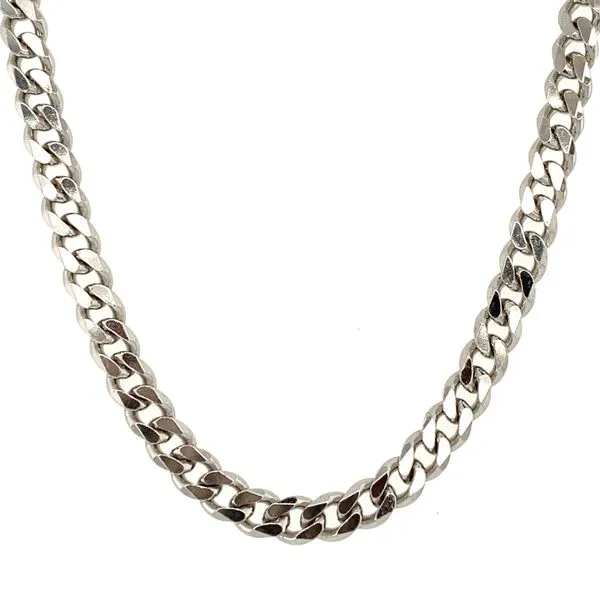 Sterling Silver Curb Chain Gray's Jewelers Bespoke Saint James, NY