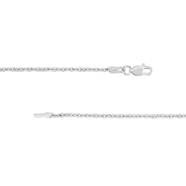 Sterling Silver Diamond Cut  Cable Chain Gray's Jewelers Bespoke Saint James, NY