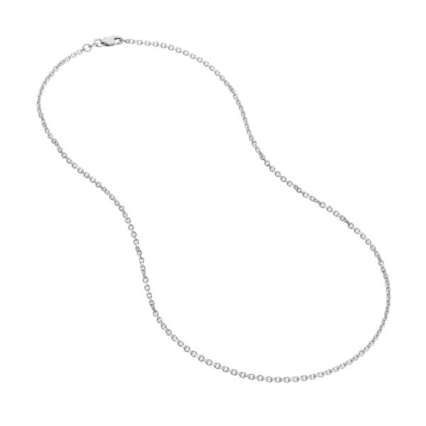 Sterling Silver Diamond Cut Cable Chain 1.8mm 20