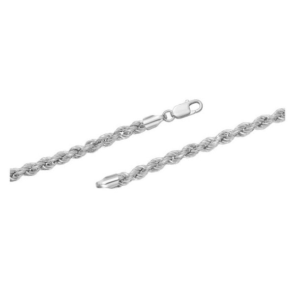 Sterling Silver Rope Chain Gray's Jewelers Bespoke Saint James, NY