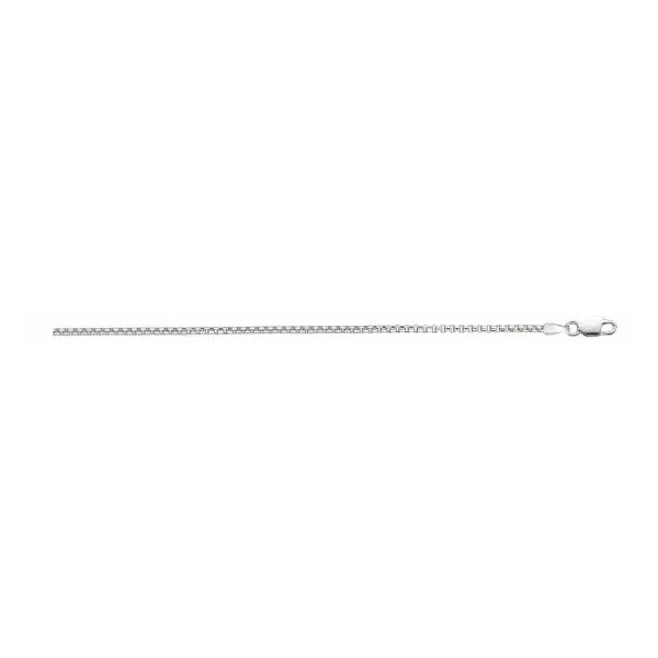 Sterling Silver Round Box Chain Gray's Jewelers Bespoke Saint James, NY