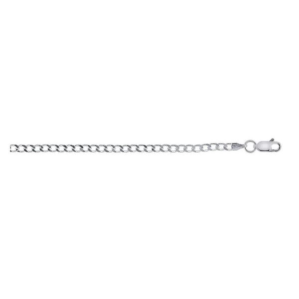 Sterling Silver Curb Chain Gray's Jewelers Bespoke Saint James, NY