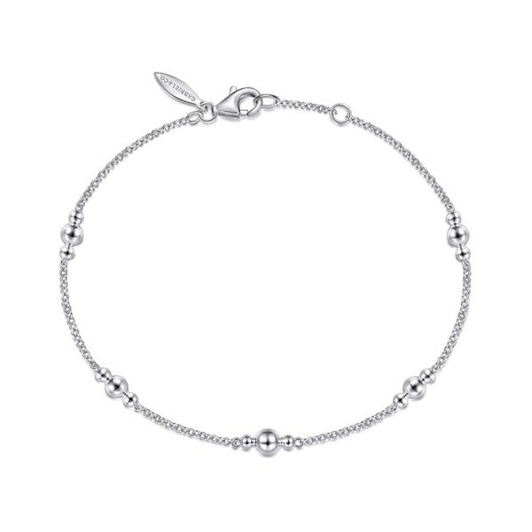 Sterling Silver Bujukan Beaded Station Bracelet Gray's Jewelers Bespoke Saint James, NY