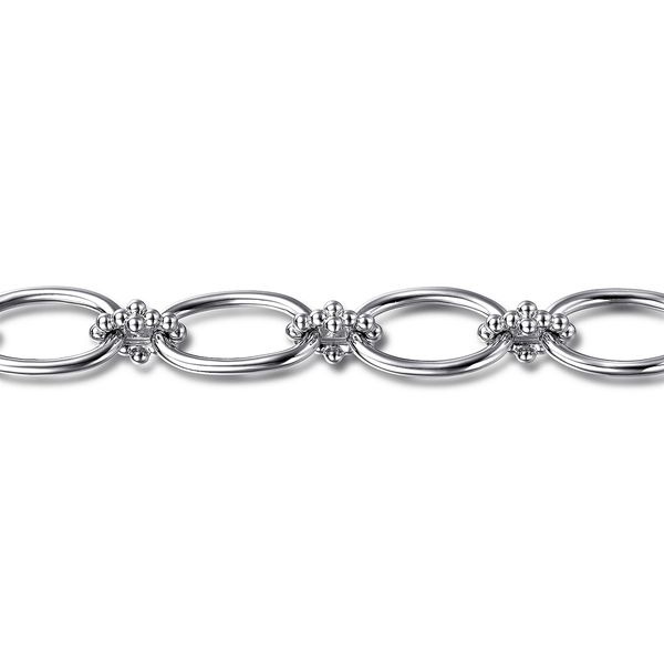 Sterling Silver Bujukan Link Bracelet Image 2 Gray's Jewelers Bespoke Saint James, NY