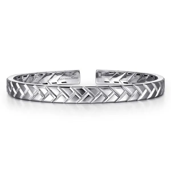 925 Sterling Silver Open Herringbone Bracelet Gray's Jewelers Bespoke Saint James, NY