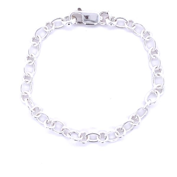 Sterling Silver Childrens Charm Bracelet 6.5