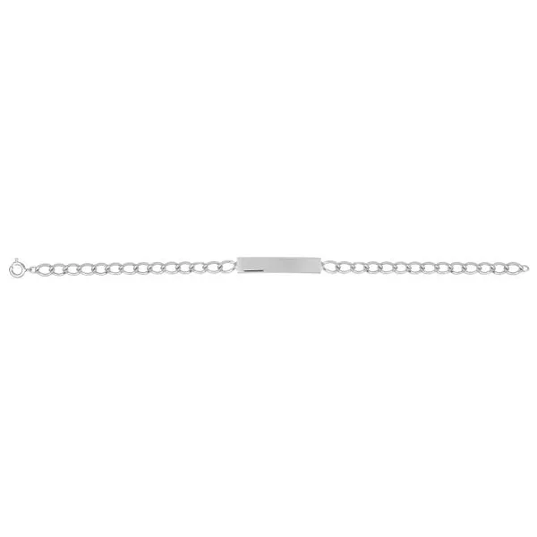 Childrens Sterling Silver ID Bracelet Gray's Jewelers Bespoke Saint James, NY