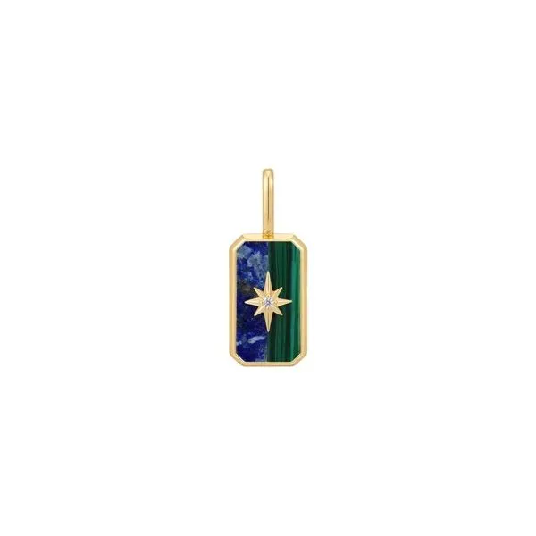 Gold Star Tag Charm Gray's Jewelers Bespoke Saint James, NY