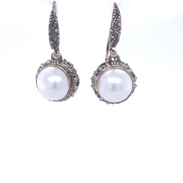 Sterling Silver Drop Stone Earrings Gray's Jewelers Bespoke Saint James, NY