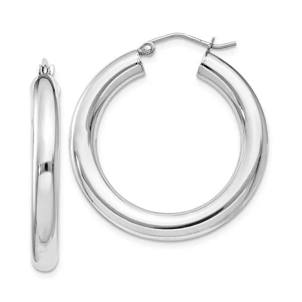 Sterling Silver Hoop Earrings Gray's Jewelers Bespoke Saint James, NY