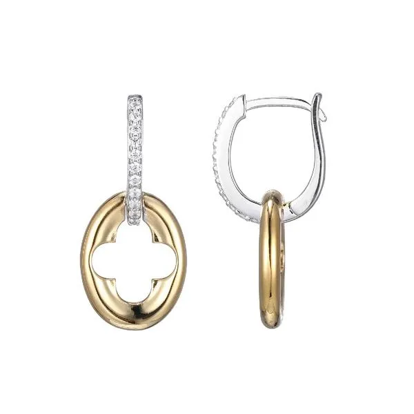 Sterliing Silver Earrings made with Cubic Zirconia Gray's Jewelers Bespoke Saint James, NY