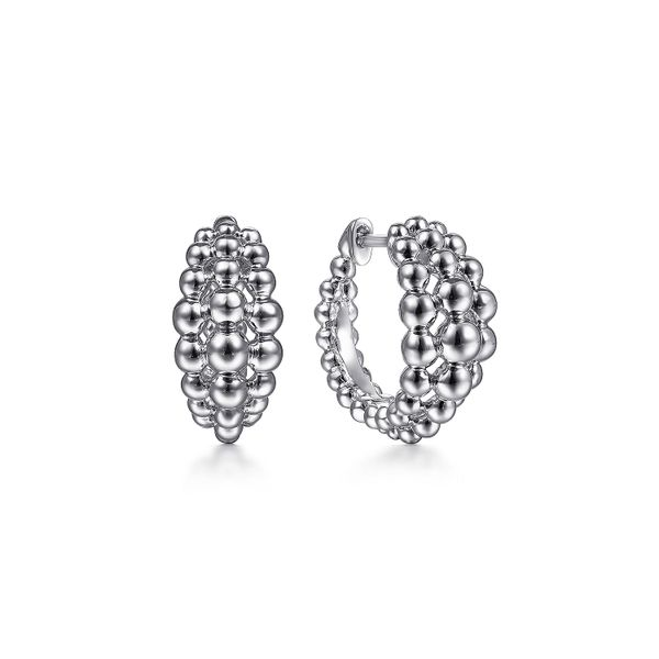 Sterling Silver Bujukan Huggie Earrings Gray's Jewelers Bespoke Saint James, NY