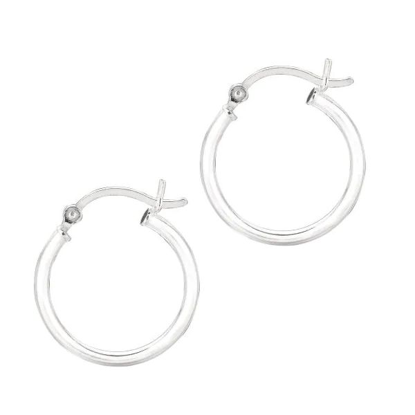 Sterling Silver Hoop Earrings Gray's Jewelers Bespoke Saint James, NY
