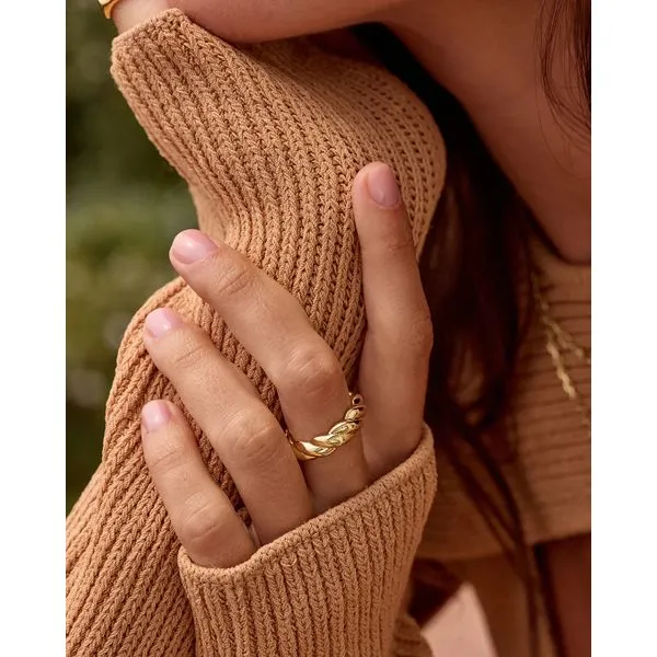 Crew Helium Yellow Gold Filled Ring Image 2 Gray's Jewelers Bespoke Saint James, NY