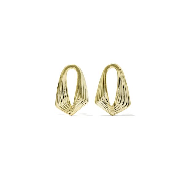 Kira Stud Earrings Gold Gray's Jewelers Bespoke Saint James, NY