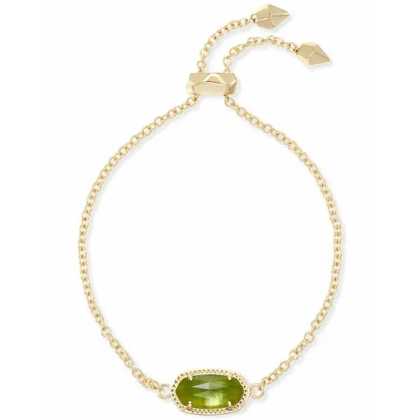 Elaina Adjustable Chain Bracelet in Peridot Illusion Gray's Jewelers Bespoke Saint James, NY