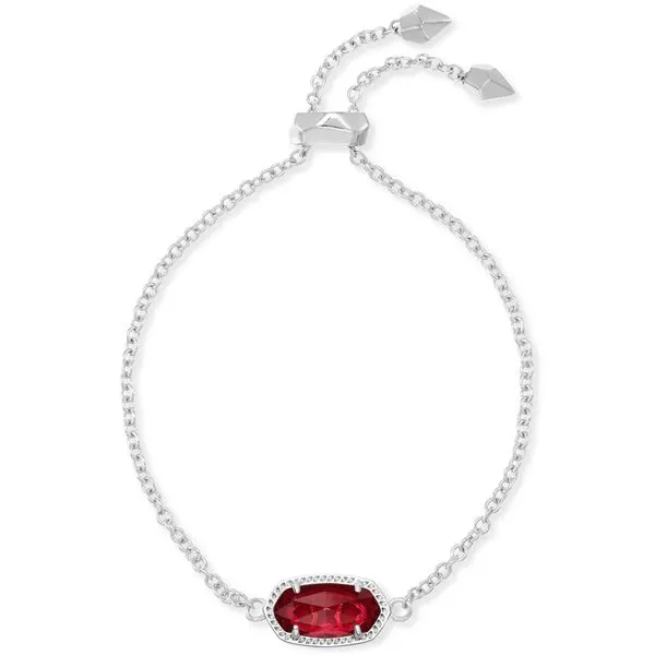 Elaina Delicate Chain Bracelet Rhodium Clear Berr Gray's Jewelers Bespoke Saint James, NY