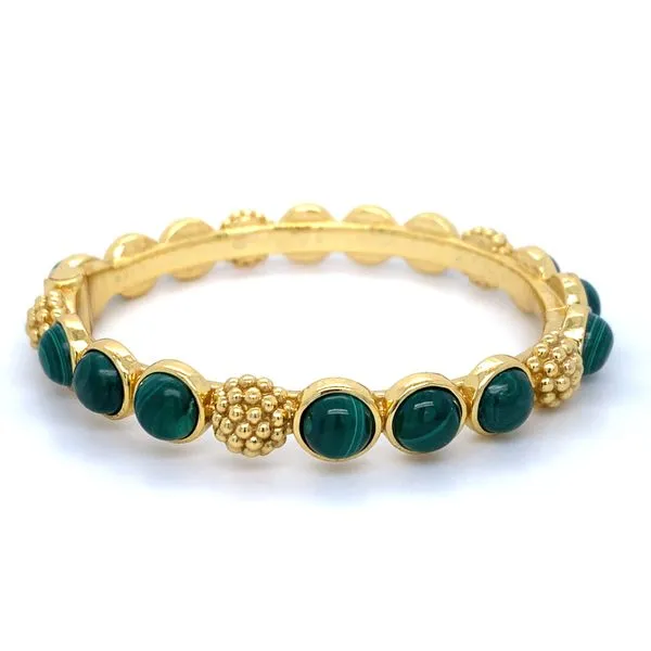 Berry Gem Hinged Bangle - Malachite Berry Gray's Jewelers Bespoke Saint James, NY
