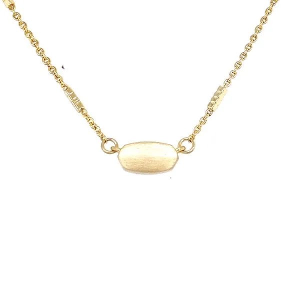 Fern Pendant Necklace In Gold Gray's Jewelers Bespoke Saint James, NY