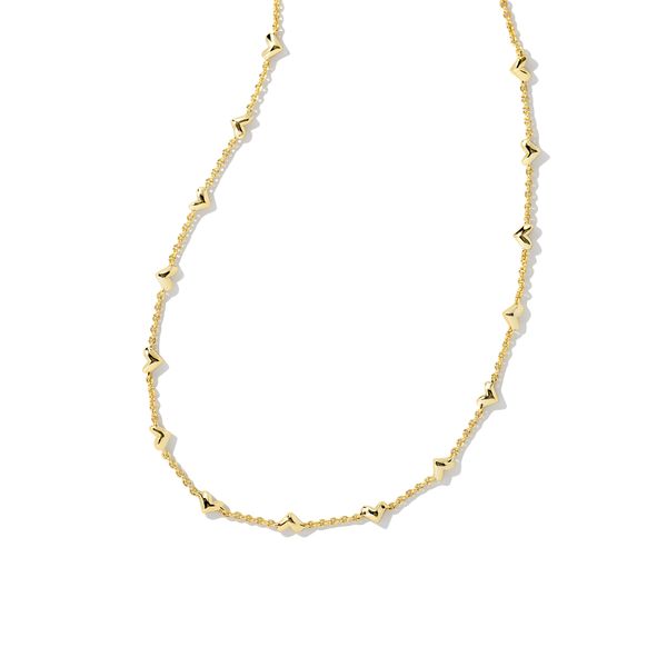 Haven Heart Strand Necklace In Gold Gray's Jewelers Bespoke Saint James, NY