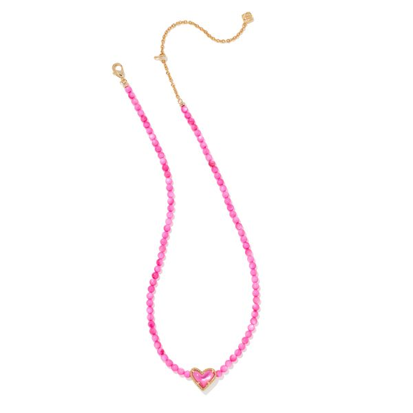 Beaded Ari Gold Necklace In Pink Mix Image 2 Gray's Jewelers Bespoke Saint James, NY