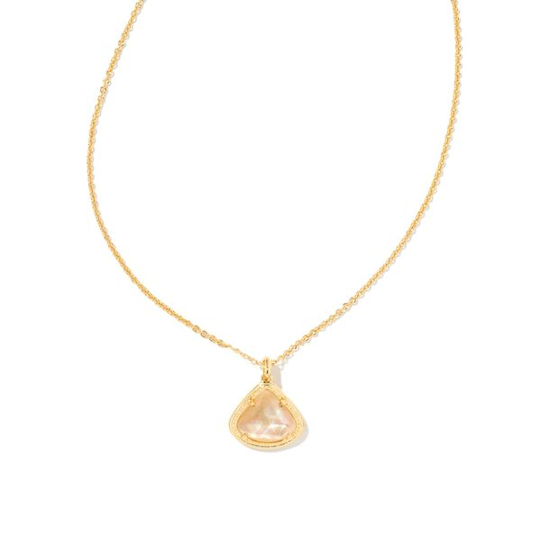 Kendall Gold Pendant Necklace in Golden Abalone Gray's Jewelers Bespoke Saint James, NY