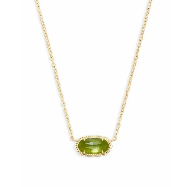 Elisa Pendant Necklace in Peridot Illusion Gray's Jewelers Bespoke Saint James, NY