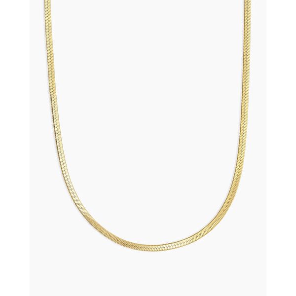 18K Yellow Gold Plated Venice Mini Necklace Gray's Jewelers Bespoke Saint James, NY