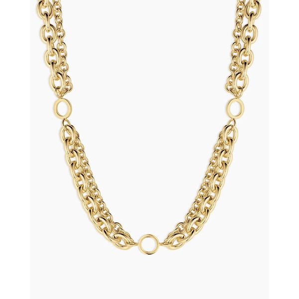 18K Yellow Gold Plated Bryce Necklace Gray's Jewelers Bespoke Saint James, NY