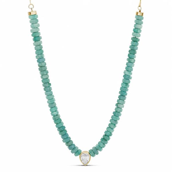 18K Yellow Gold Plated Glow in Every Tone Necklace - Aqua Gray's Jewelers Bespoke Saint James, NY