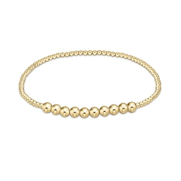 Classic Gold Beaded Bliss 2Mm Bead Bracelet - 4Mm Gold Gray's Jewelers Bespoke Saint James, NY