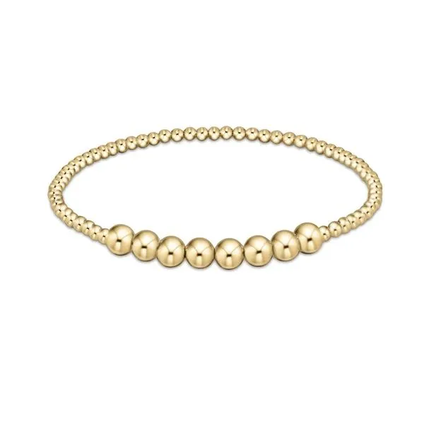 Classic Gold Beaded Bliss 2.5Mm Bead Bracelet - 5Mm Gold Gray's Jewelers Bespoke Saint James, NY